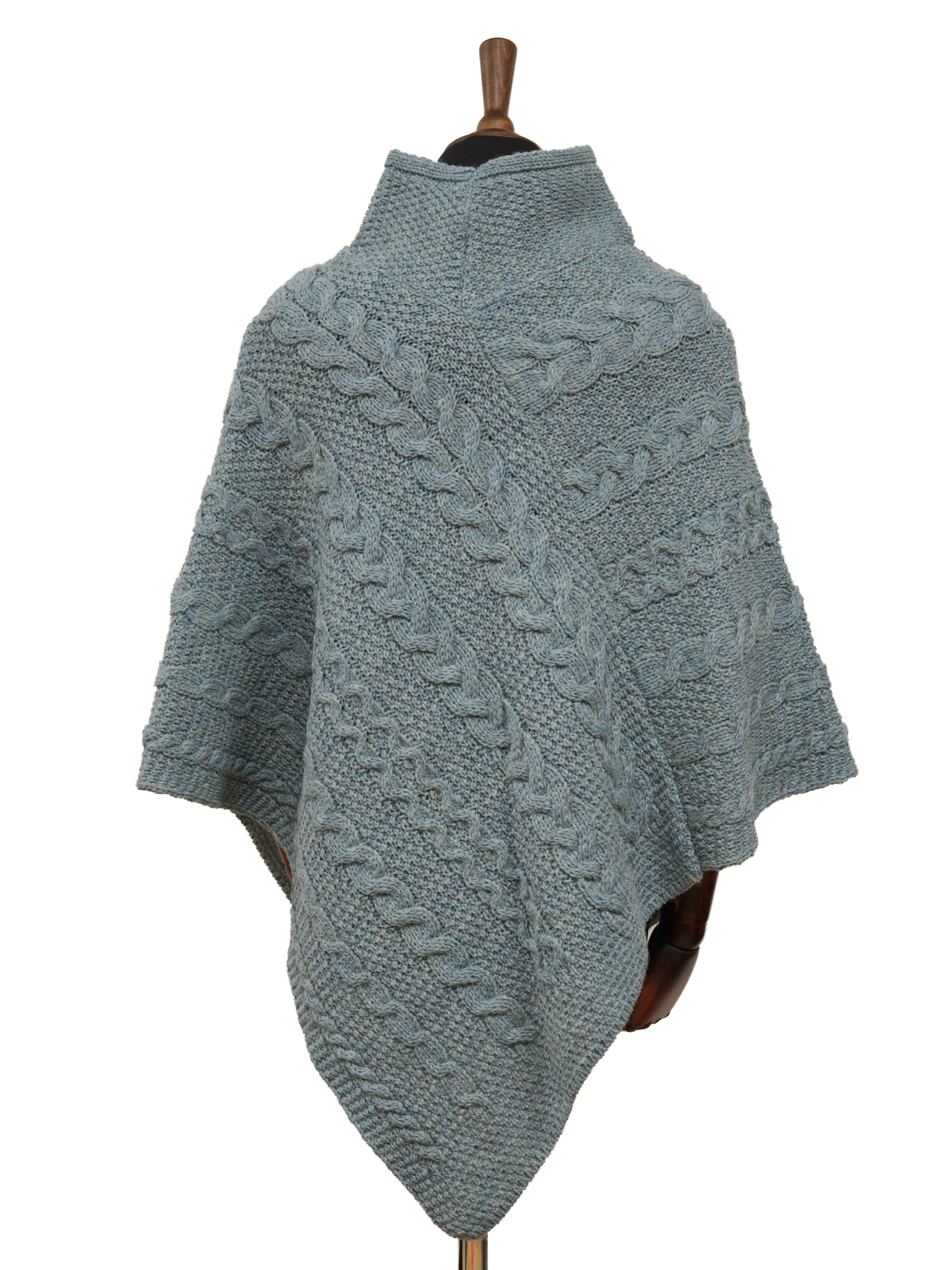 V-Neck Poncho - Summer Storm - Image 4