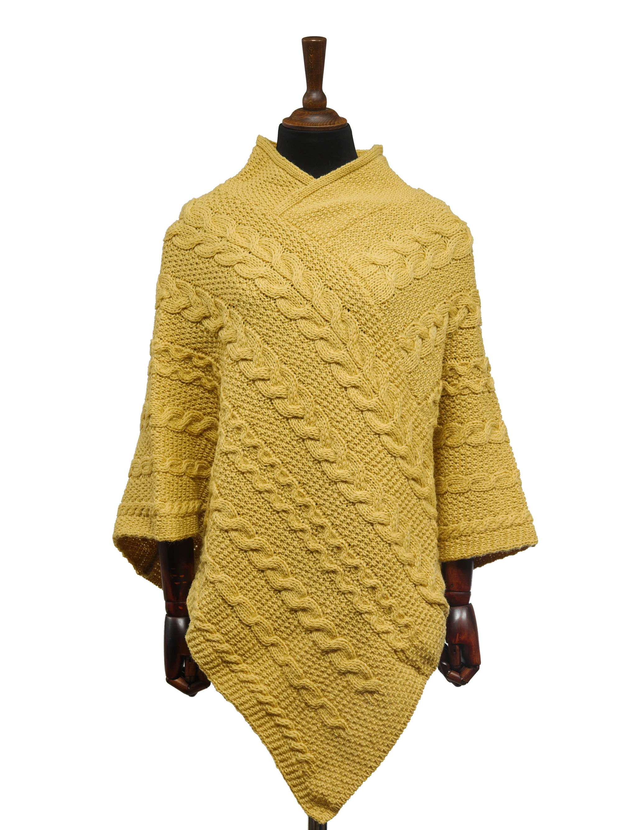 V-Neck Poncho - Sunflower